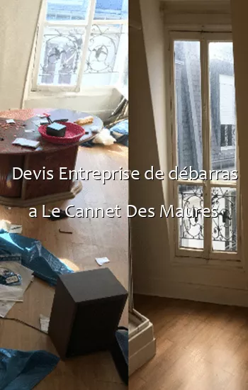 Devis Entreprise de débarras a Le Cannet Des Maures